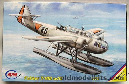 MPM 1/72 Fokker T-VIII w/G - Dutch / RAF / Luftwaffe Versions, 72080 plastic model kit